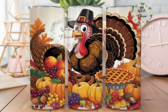 Autumn Harvest Turkey Design Tumbler Review
