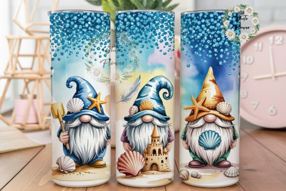 Beach Gnomes Watercolor 20oz Tumbler Review