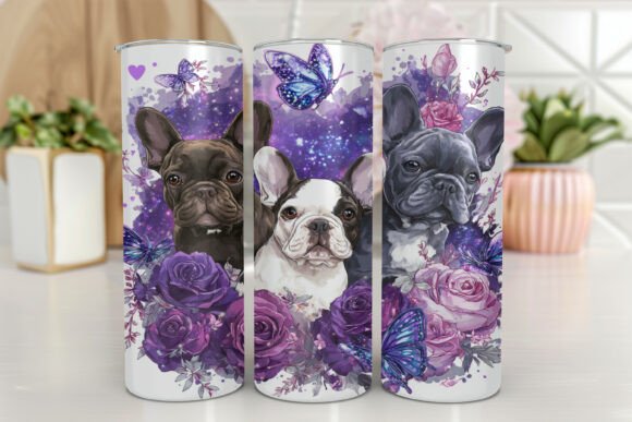 Bulldog Floral Tumbler Design: A Designer's Review