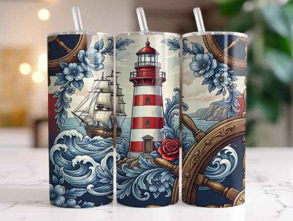 Coastal Lighthouse Sailing Ship Tumbler Review