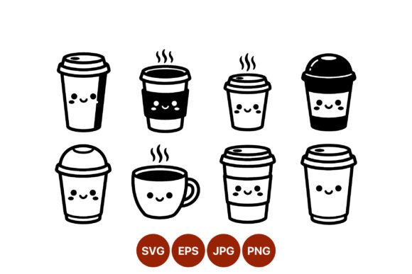 Cute Black Coffee Cup Vector Art: A Designer's Review