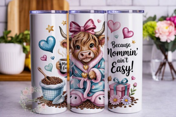 Cute Cow Mom Life 20oz Tumbler Wrap Review
