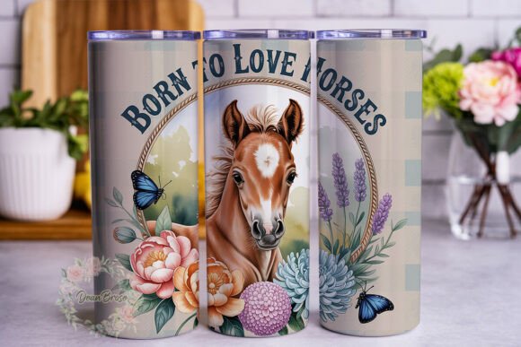 Gentle Horse Floral 20oz Tumbler Wrap: A Designer's Review