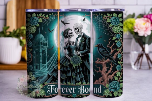 Gothic Skeleton Wedding 20oz Tumbler Review