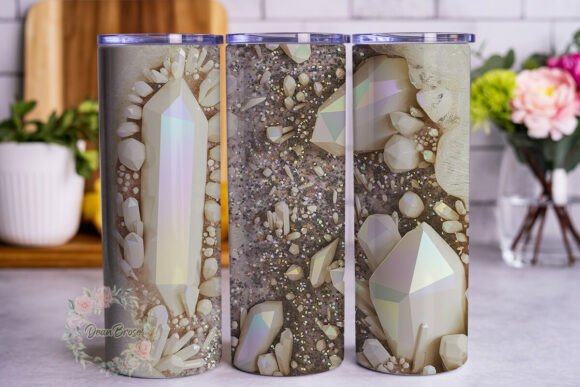 Iridescent Geode Crystal 20oz Tumbler Design Review