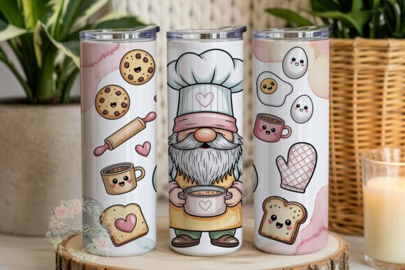 Little Chef Gnome Baking 20oz Tumbler Design Review