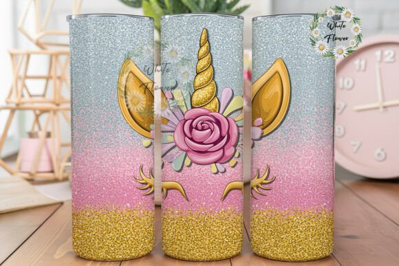 Magical Unicorn Glitter 20oz Tumbler Design Review