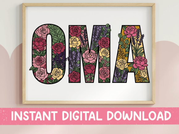 Oma Bold Floral Letters SVG Vibrant: A Designer's Review