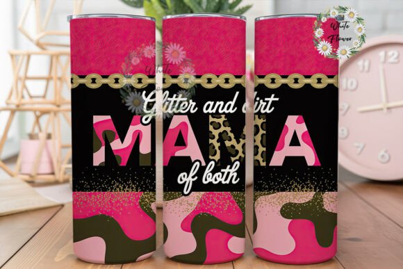 Pink Camo Mama 20oz Tumbler Wrap Review