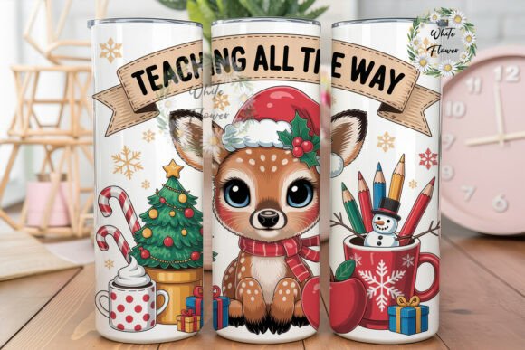 Review: Christmas Deer Teacher 20oz Tumbler Wrap