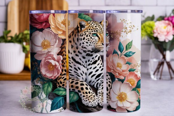 Review: Elegant Floral Leopard 20oz Tumbler Wrap
