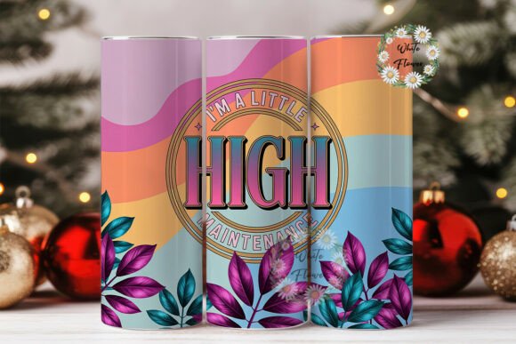 Review: High Maintenance Metallic Leaves Tumbler Design