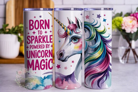 Review: Magical Unicorn Sparkle 20oz Tumbler Design