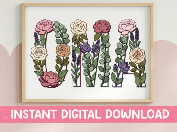 Review: Oma Wildflower Letter Art SVG Soft for Embroidery