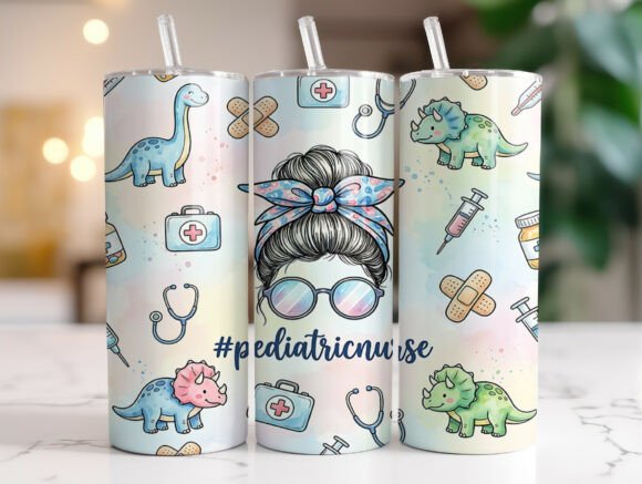 Review: Pediatric Nurse 20oz Skinny Tumbler Wrap for Crafters