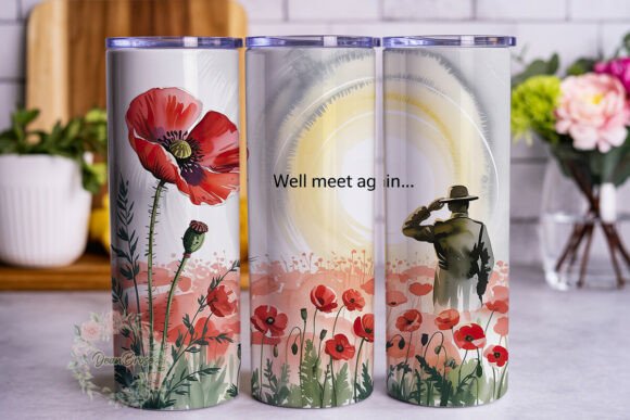 Review: Remembrance Day Poppy Soldier Tumbler Design