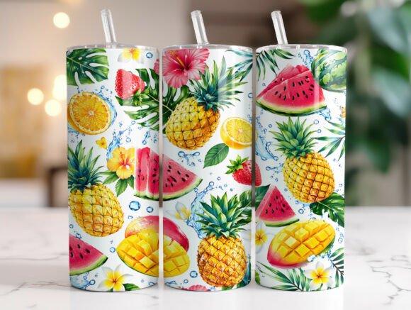 Review: Summer Fruit Pattern 20 Oz Tumbler Wrap